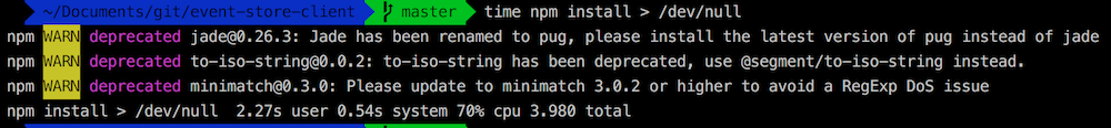 NPM run for the same project